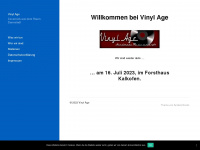vinylage.de Webseite Vorschau
