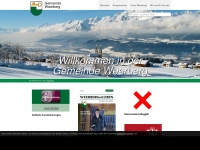 weerberg.at Webseite Vorschau