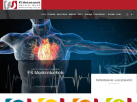fs-medizintechnik.at Webseite Vorschau
