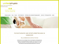 united-physio.de Webseite Vorschau