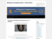 welttag-suizidpraevention.de Webseite Vorschau