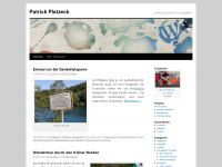 platzeck.net Webseite Vorschau