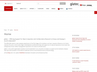 glatec.ch Webseite Vorschau
