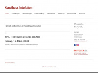 kunsthausinterlaken.ch Webseite Vorschau
