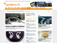 egadgets.ch Webseite Vorschau