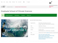 climatestudies.unibe.ch Webseite Vorschau