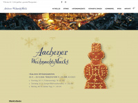 aachenweihnachtsmarkt.de Webseite Vorschau