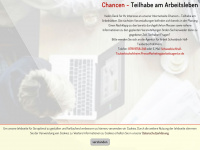 chancen-teilhabe-am-arbeitsleben.de Webseite Vorschau