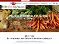 slowfood.fr Webseite Vorschau