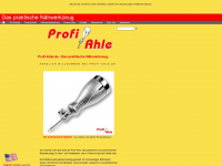 profi-ahle.de Webseite Vorschau