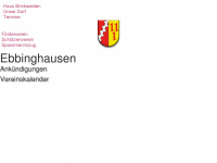 ebbinghausen.de Webseite Vorschau