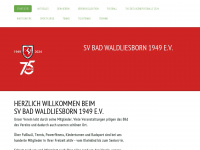 sv-badwaldliesborn.de Webseite Vorschau
