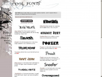 cool-fonts.com Webseite Vorschau