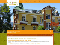 amlacherhof.at Webseite Vorschau