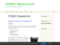 erimec.de Webseite Vorschau