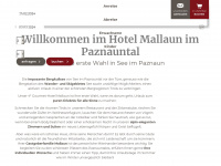 hotel-mallaun.at Webseite Vorschau