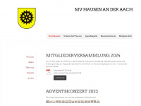 mvhausen.de Webseite Vorschau