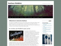 waldblick-gasthaus.de Webseite Vorschau
