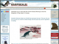 harpseals.org Webseite Vorschau