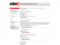 igbv.ch Webseite Vorschau