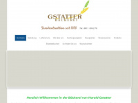 baeckerei-gstatter.de Webseite Vorschau