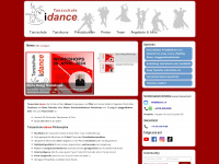 idance.ch Webseite Vorschau