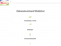 dekanat-waldshut.de Webseite Vorschau