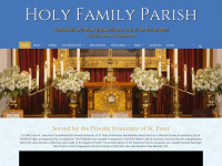 holyfamilyvancouver.ca Webseite Vorschau