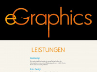 e-graphics.de Webseite Vorschau