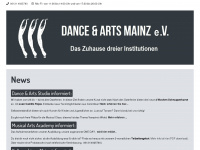 dance-arts.de Webseite Vorschau