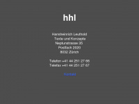 hhl.ch Webseite Vorschau