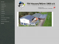 tsvhausen.de Webseite Vorschau