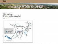 invest-in-badwoerishofen.de Webseite Vorschau