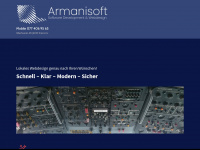 armanisoft.ch Webseite Vorschau