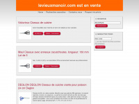 levieuxmanoir.com Webseite Vorschau
