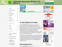 fussballfreunde-wingst.de Webseite Vorschau