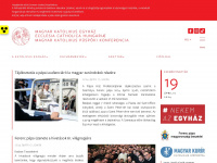 katolikus.hu Webseite Vorschau