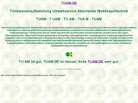 tuam.de Webseite Vorschau