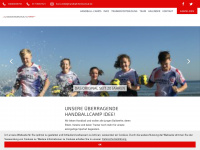 handball-ferienschule.de Webseite Vorschau