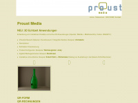 proustmedia.de Webseite Vorschau
