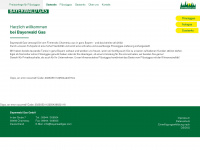 bayerwald-gas.de Webseite Vorschau