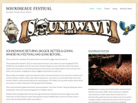 soundwavefestival.com Webseite Vorschau