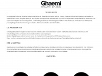 ghaemi-architekten.de Webseite Vorschau