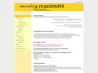 musica-reanimata.de Webseite Vorschau