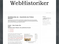 webhistoriker.de Thumbnail