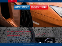 proclean-autopflege.de Webseite Vorschau