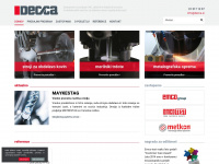 decca.si Webseite Vorschau