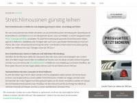 limousinenservice-verleih.de Webseite Vorschau