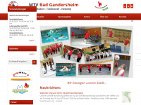 mtv-badgandersheim.de Webseite Vorschau