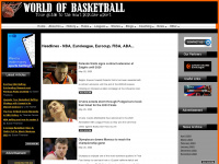 worldofbasketball.org Webseite Vorschau